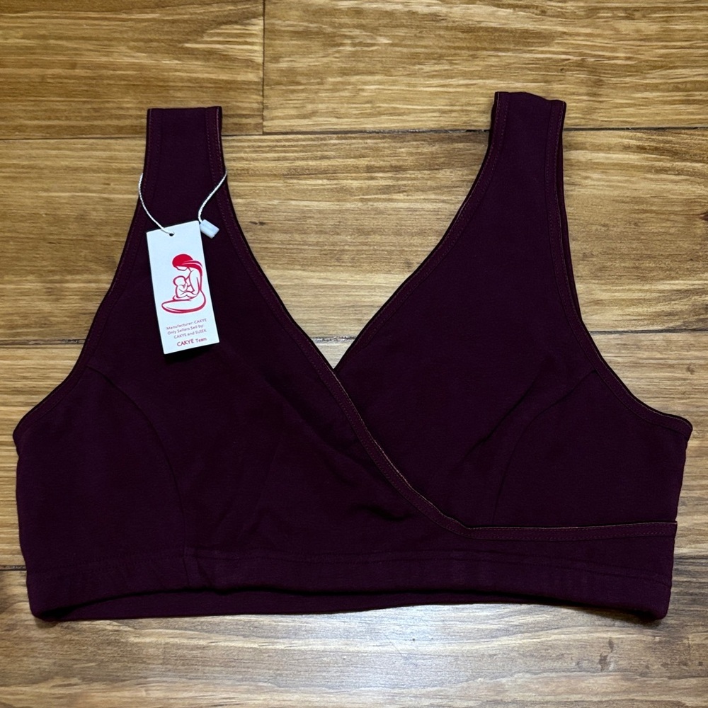Cakye Size Small Nursing Bra in Merlot